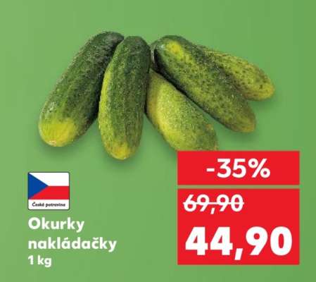 Okurky nakládačky