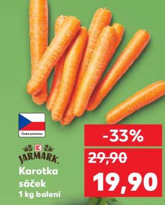 Karotka sáček 1 kg balení