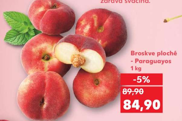 Broskve ploché - Paraguayos 1 kg