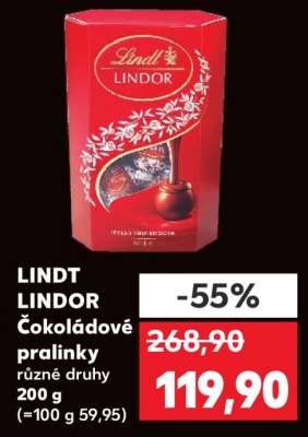 LINDT LINDOR Čokoládové pralinky