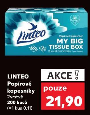 Linteo papírové kapesníky