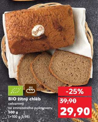 BIO žitný chléb
