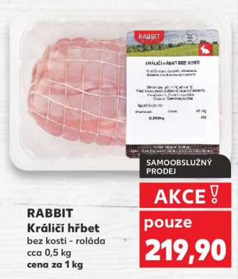 RABBIT Králičí hřbet