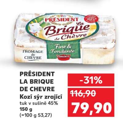 PRÉSIDENT LA BRIQUE DE CHEVRE