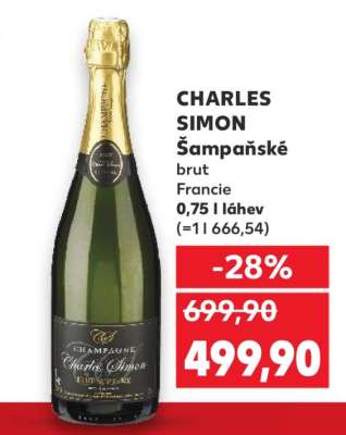 CHARLES SIMON Šampaňské
