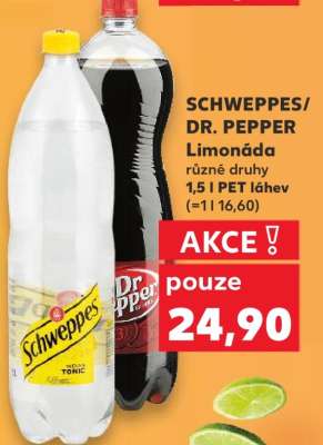 SCHWEPPES/ DR. PEPPER Limonáda