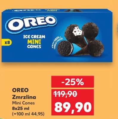 OREO Zmrzlina Mini Cones