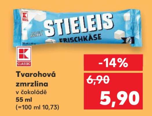 Tvarohová zmrzlina v čokoládě