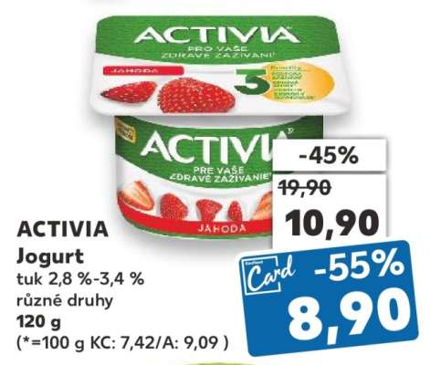 Activia jogurt