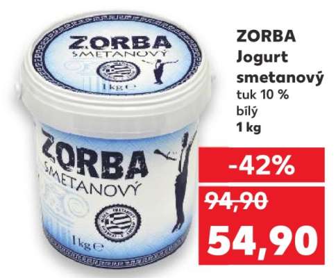 Zorba jogurt smetanový