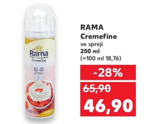 RAMA Cremefine ve spreji