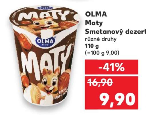 Olma Maty smetanový dezert