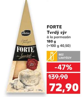 FORTE Tvrdý sýr à la parmazán