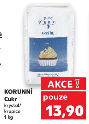 KORUNNÍ Cukr krystal/krupice 1 kg