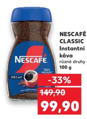 NESCAFÉ CLASSIC Instantní káva