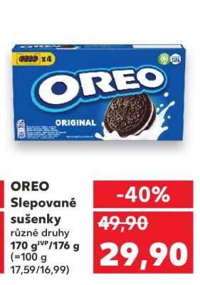OREO Slepované sušenky