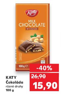 KATY Čokoláda různé druhy 100 g