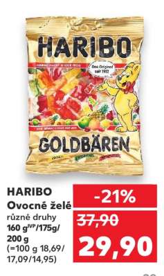 HARIBO Ovocné želé