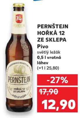 PERNŠTEJN HOŘKÁ 12 ZE SKLEPA