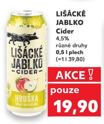 LIŠÁCKÉ JABLKO Cider
