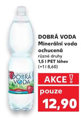 Dobrá voda minerální voda ochucená