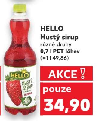 Hello Hustý sirup