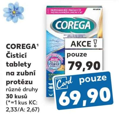 COREGA Čistící tablety na zubní protézu