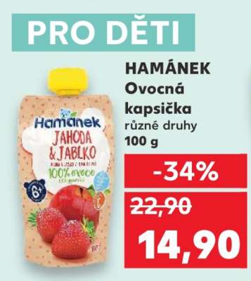Hamánek ovocná kapsička