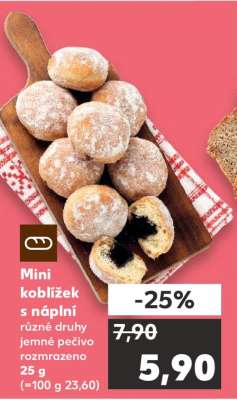 Mini koblížek s náplní