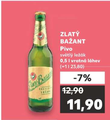 ZLATÝ BAŽANT Pivo