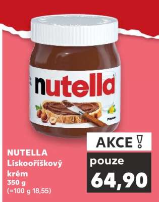 Nutella Lískooříškový krém
