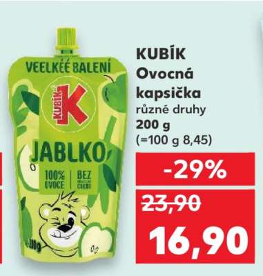 KUBÍK Ovocná kapsička