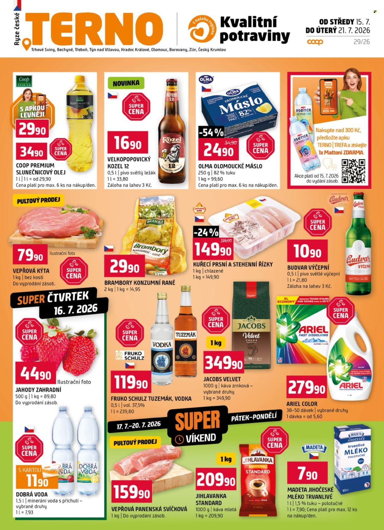 Leták coop TERNO - 15. 7. 2026 - 21. 7. 2026. Strana 1