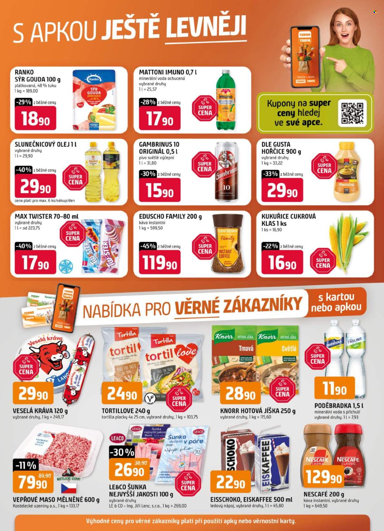 Leták TREFA coop - 15. 7. 2026 - 21. 7. 2026. Strana 1
