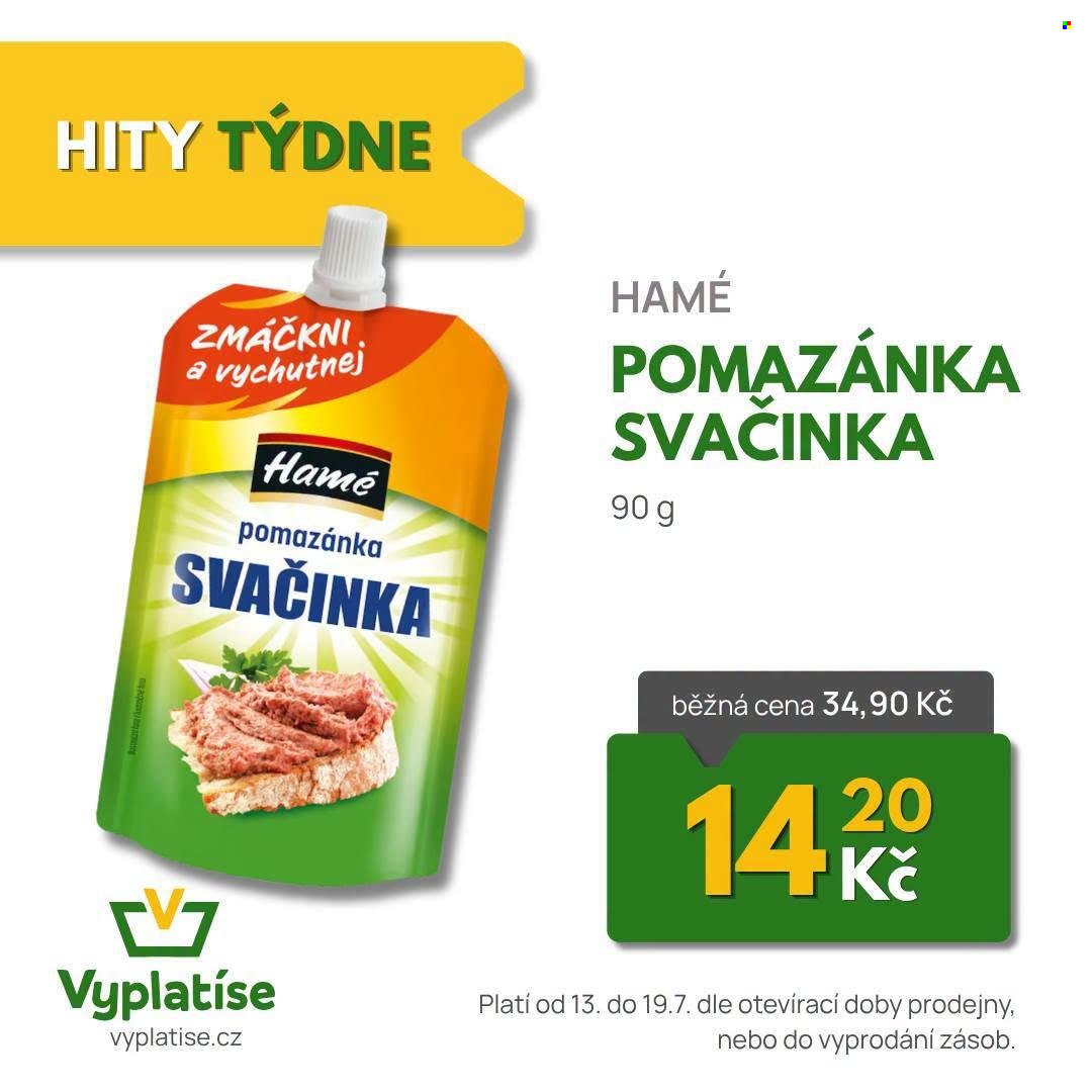 Leták Vyplatíse - 13. 7. 2026 - 19. 7. 2026. Strana 4