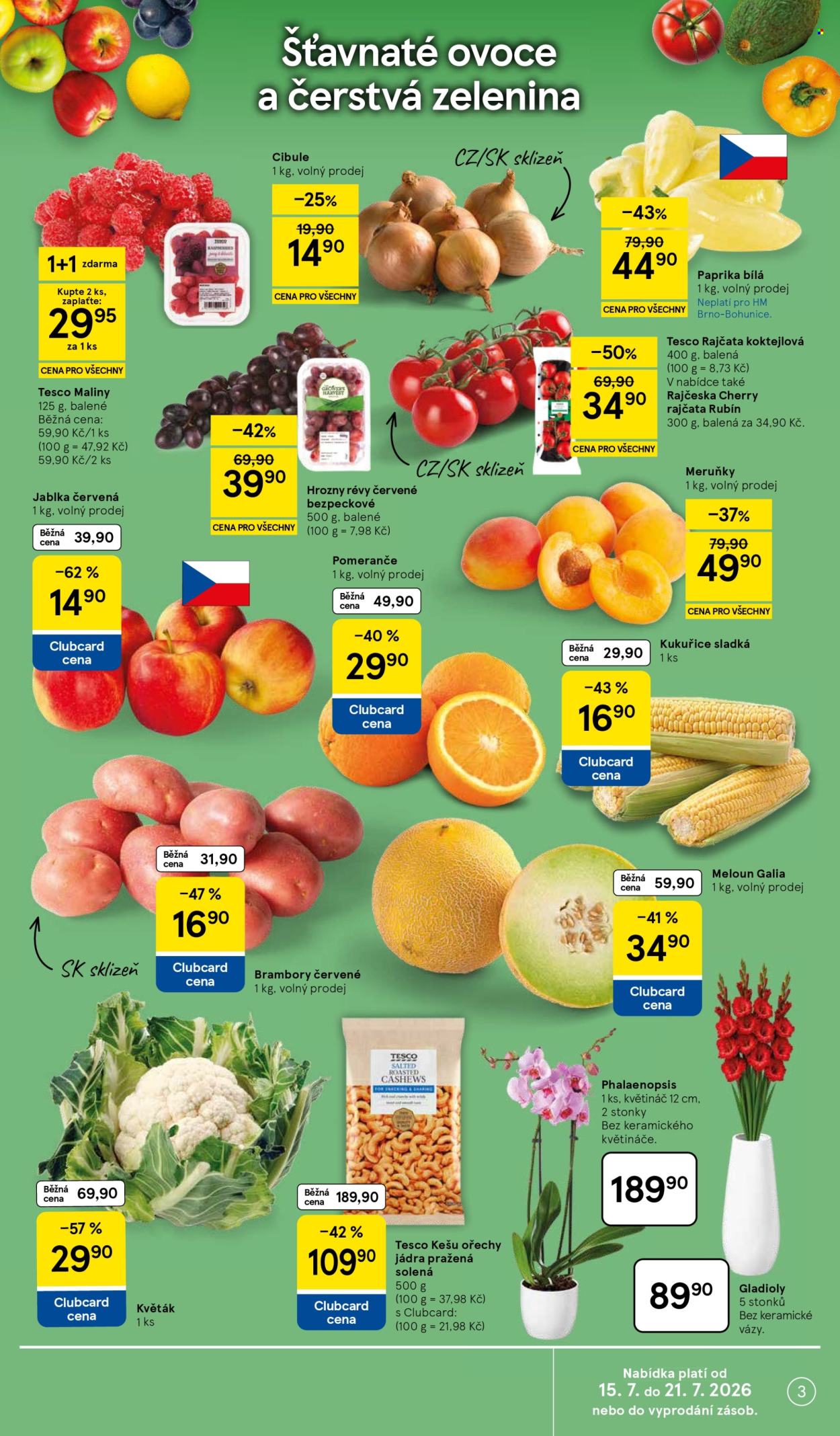 Leták TESCO - 15. 7. 2026 - 21. 7. 2026. Strana 3