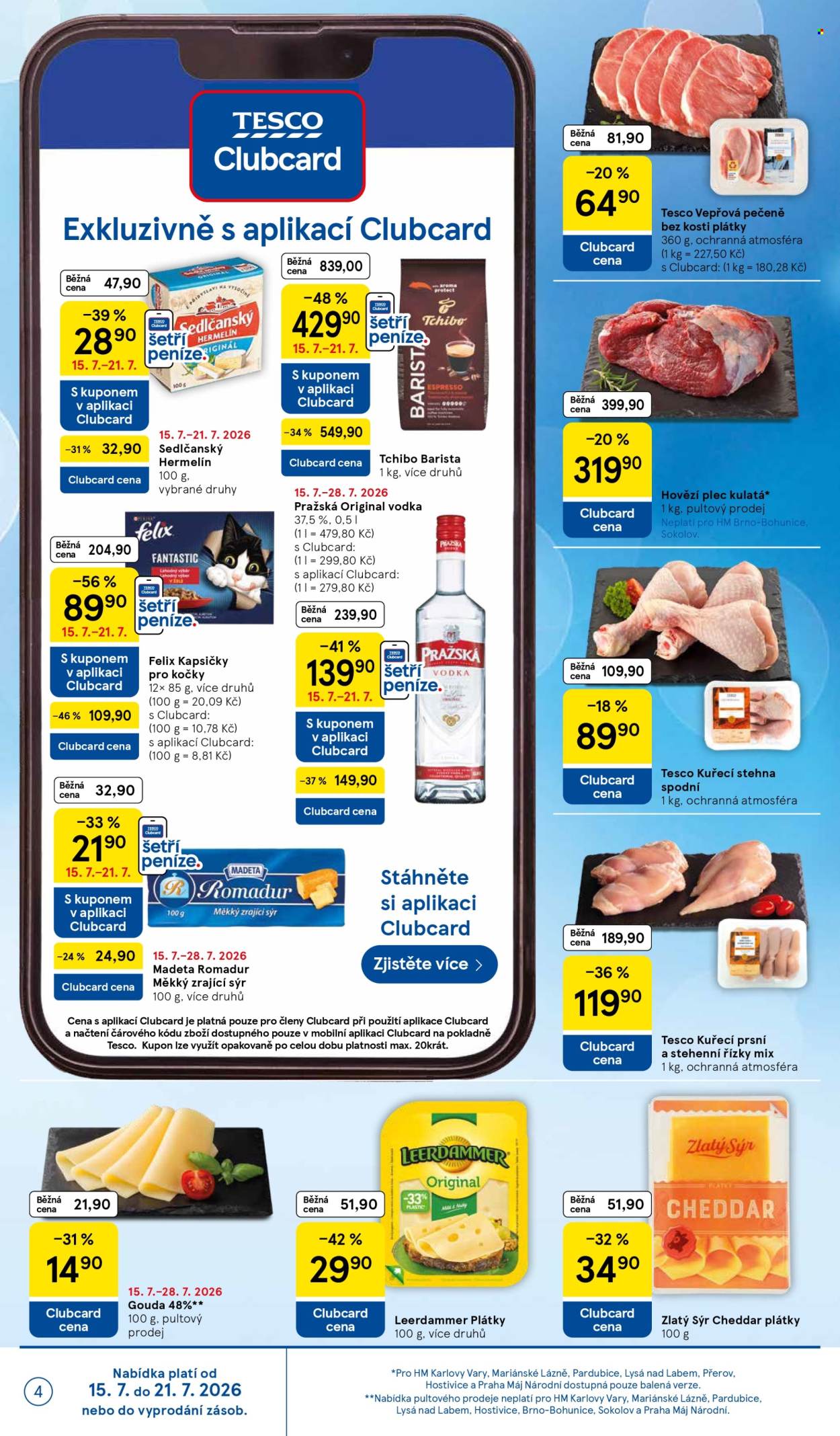 Leták TESCO - 15. 7. 2026 - 21. 7. 2026. Strana 4