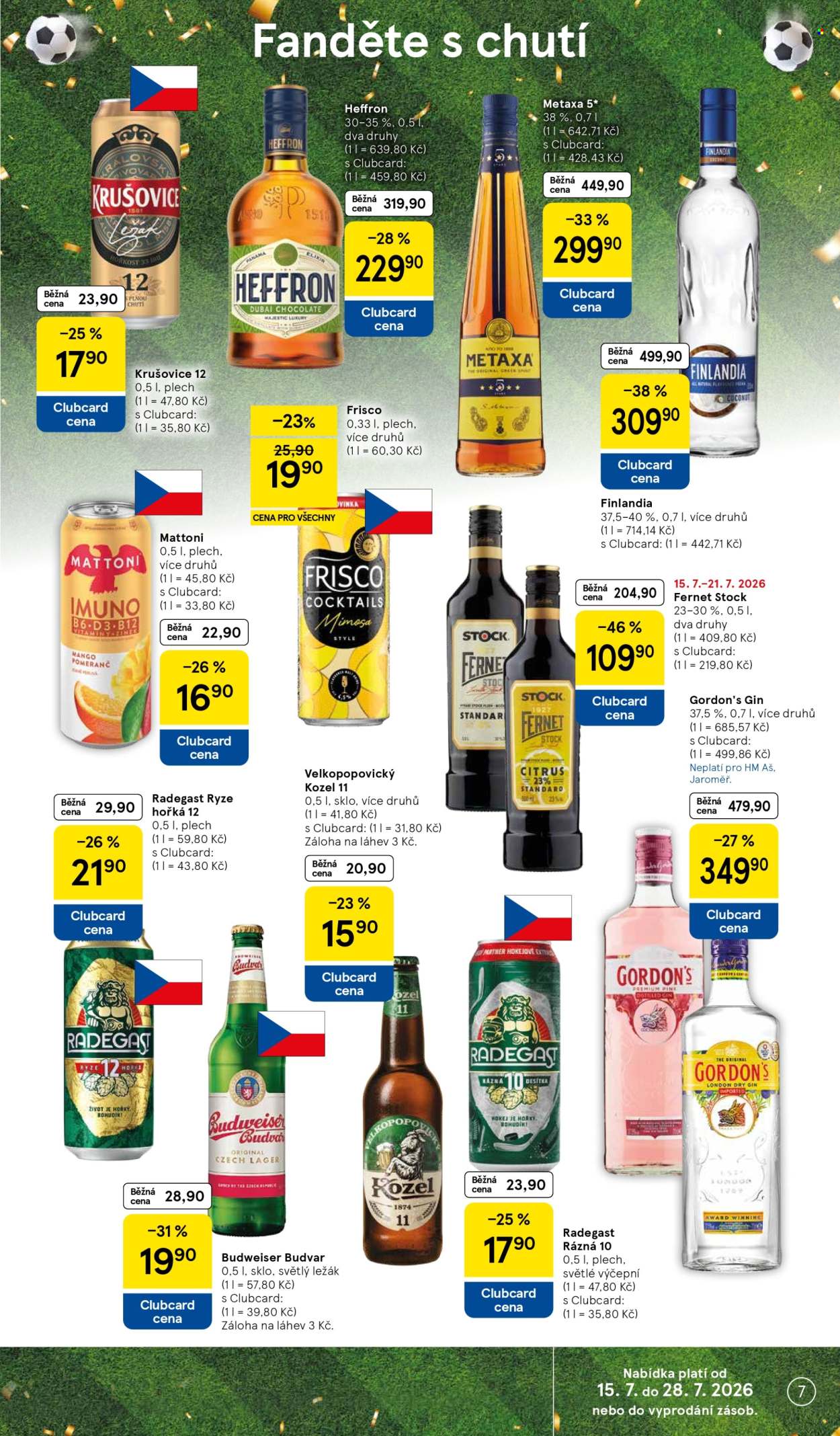 Leták TESCO - 15. 7. 2026 - 21. 7. 2026. Strana 7