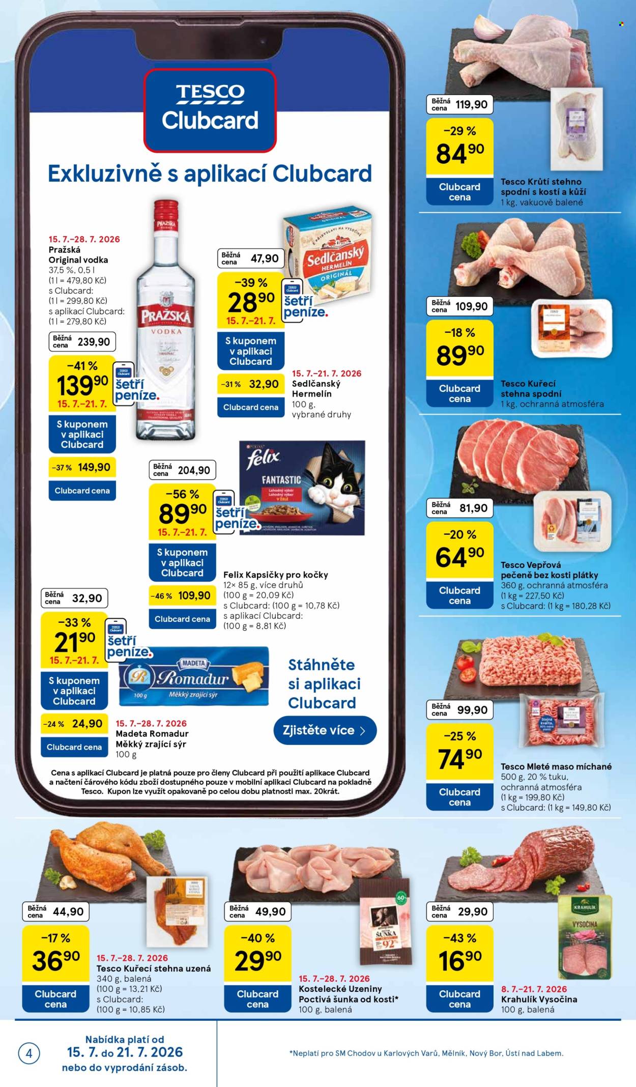 Leták TESCO supermarket - 15. 7. 2026 - 21. 7. 2026. Strana 4