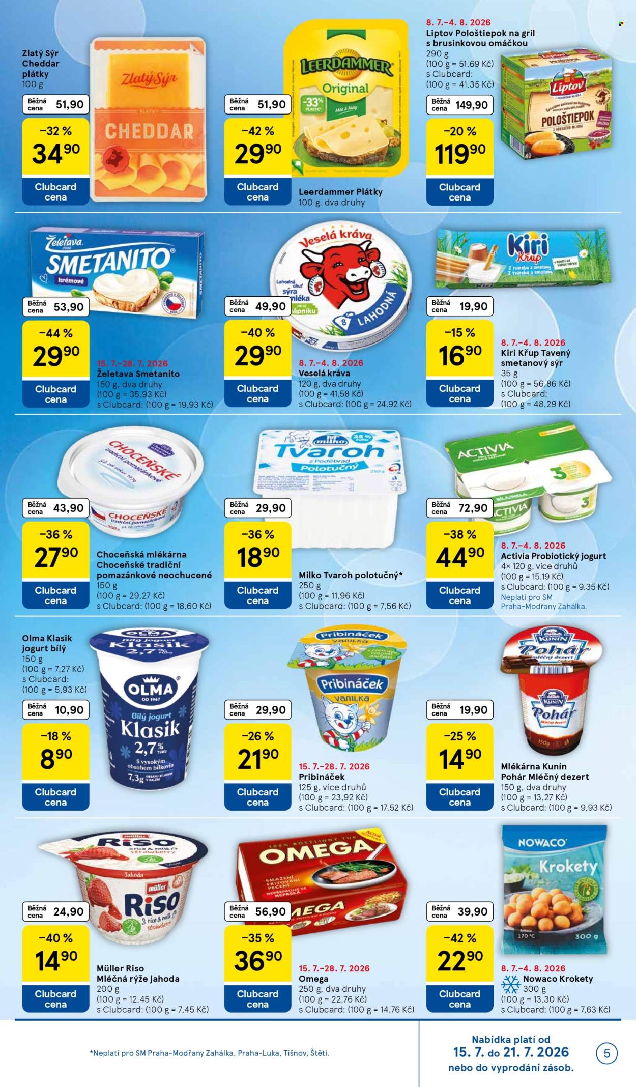 Leták TESCO supermarket - 15. 7. 2026 - 21. 7. 2026. Strana 5