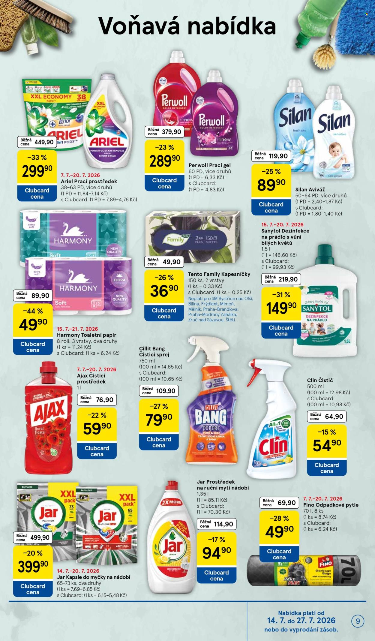 Leták TESCO supermarket - 15. 7. 2026 - 21. 7. 2026. Strana 9