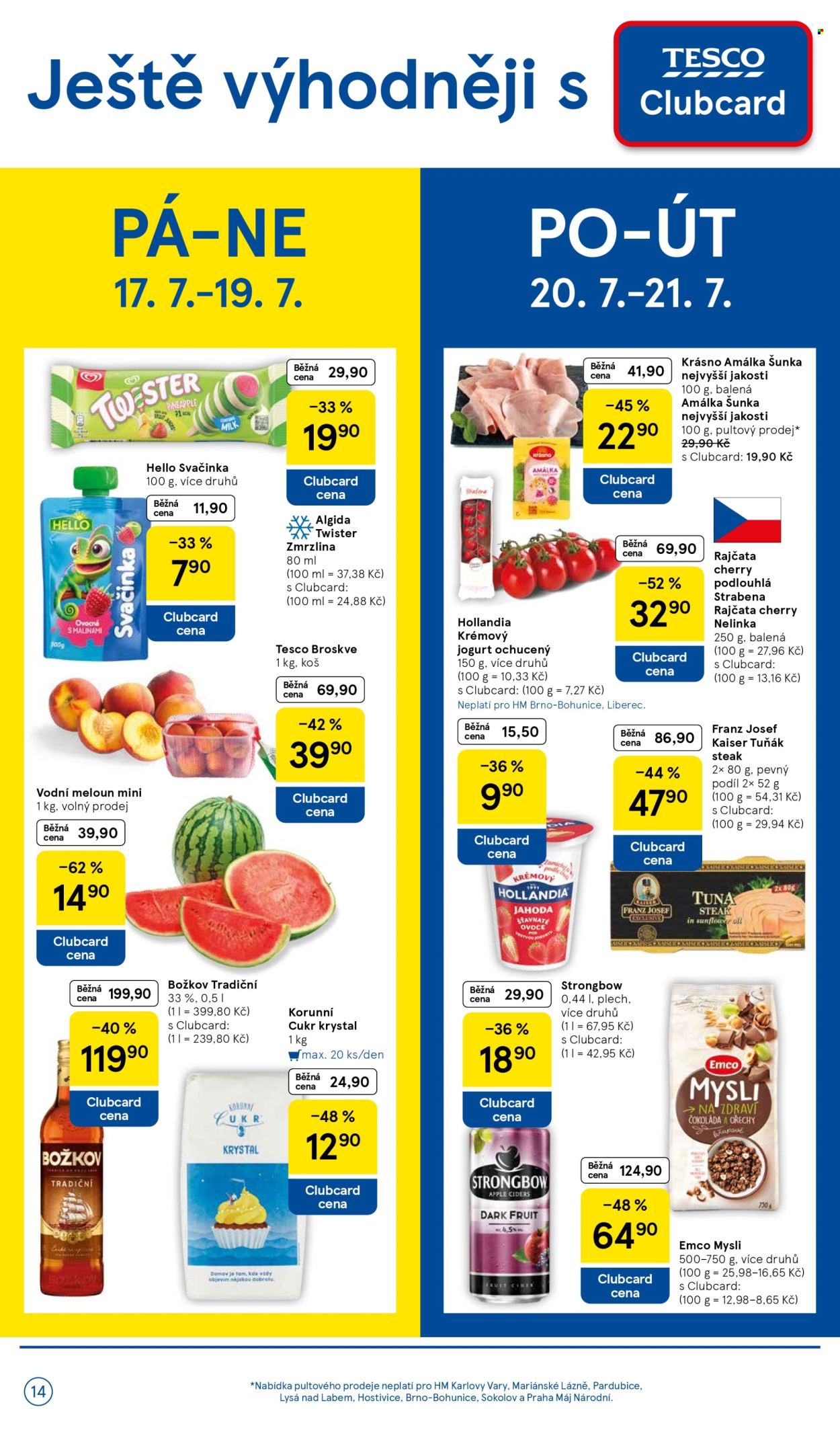 Leták TESCO - 15. 7. 2026 - 21. 7. 2026. Strana 14