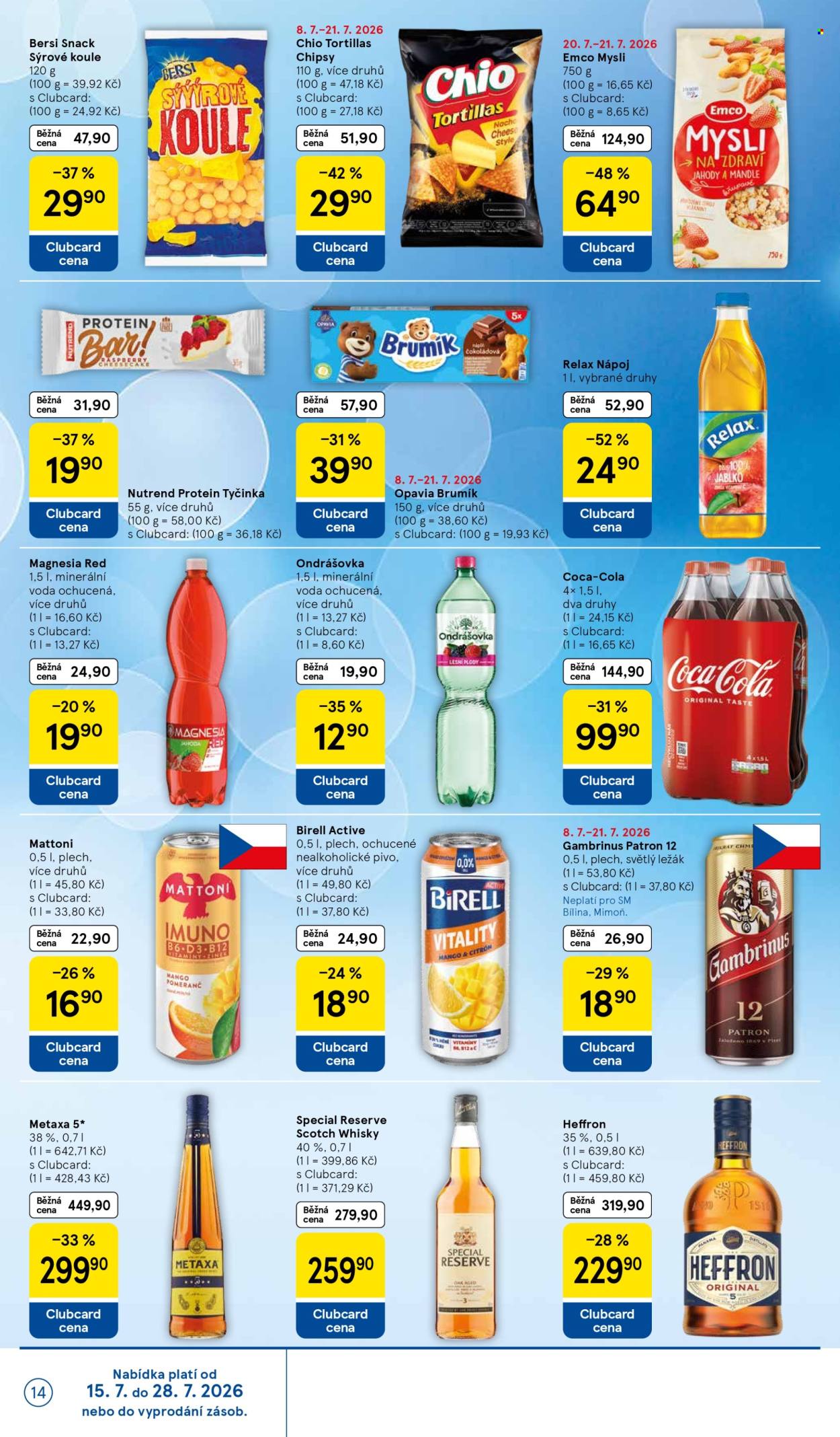 Leták TESCO supermarket - 15. 7. 2026 - 21. 7. 2026. Strana 14