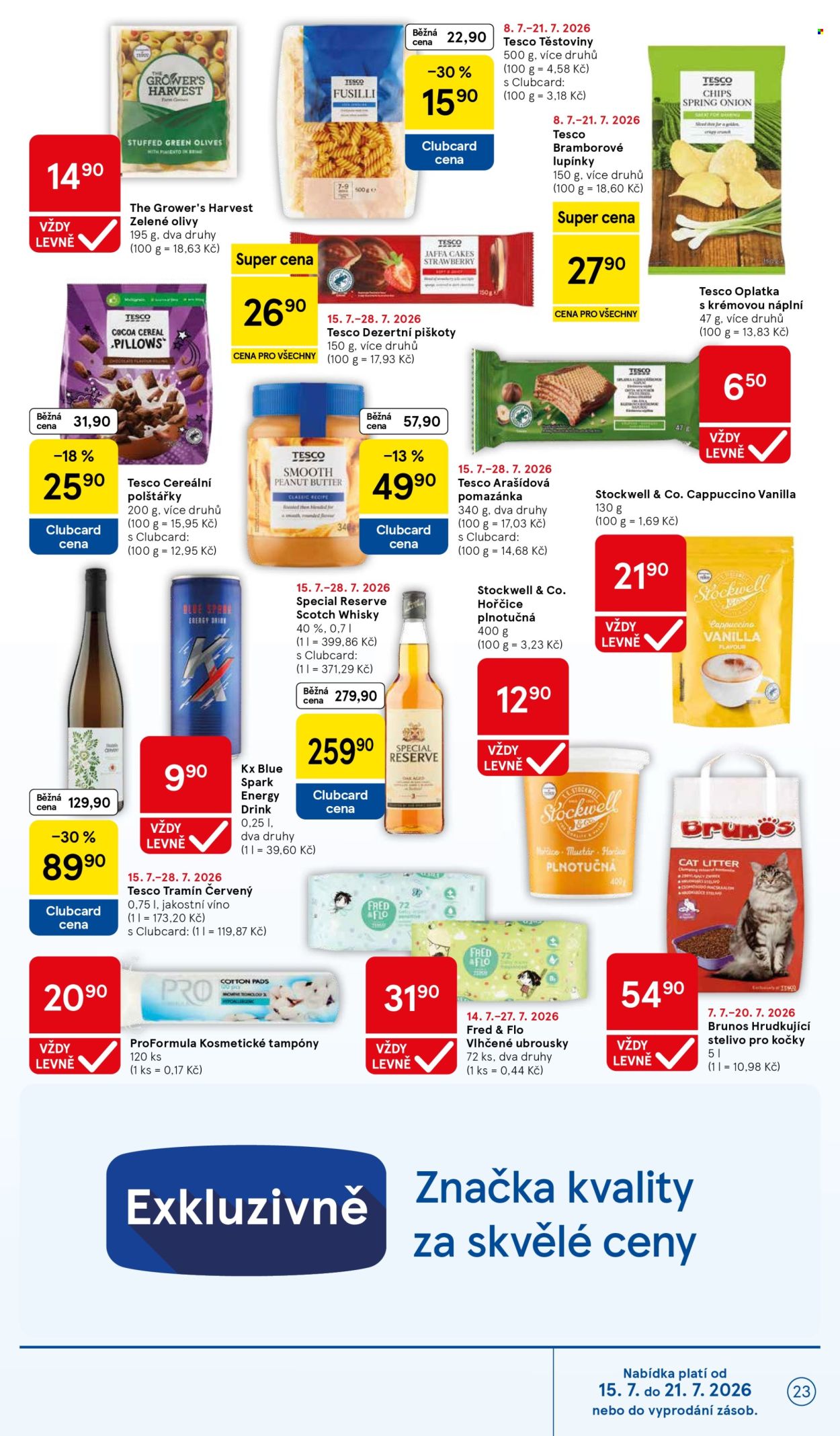 Leták TESCO - 15. 7. 2026 - 21. 7. 2026. Strana 23