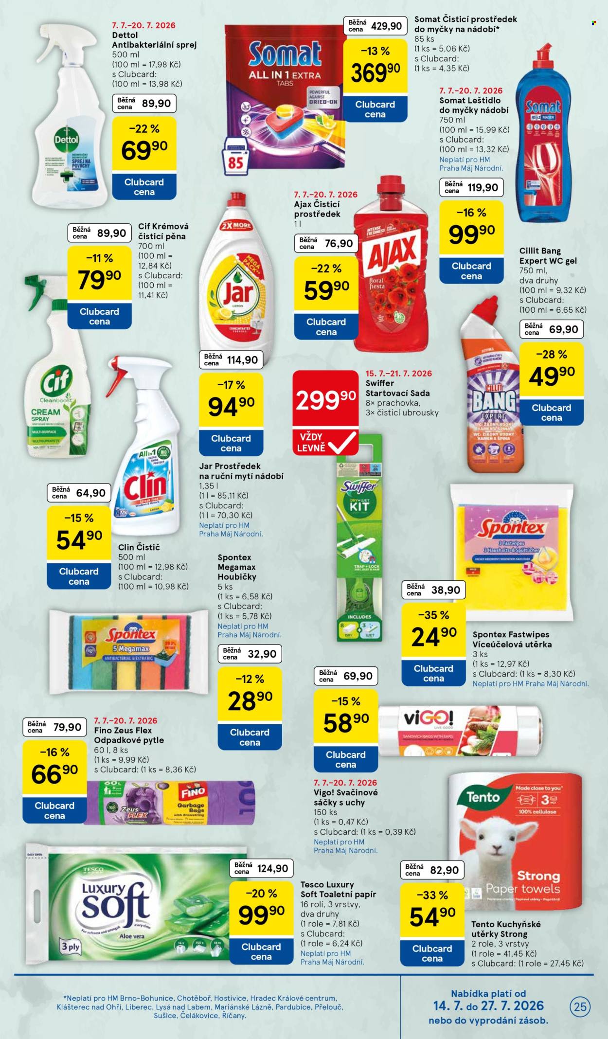 Leták TESCO - 15. 7. 2026 - 21. 7. 2026. Strana 25