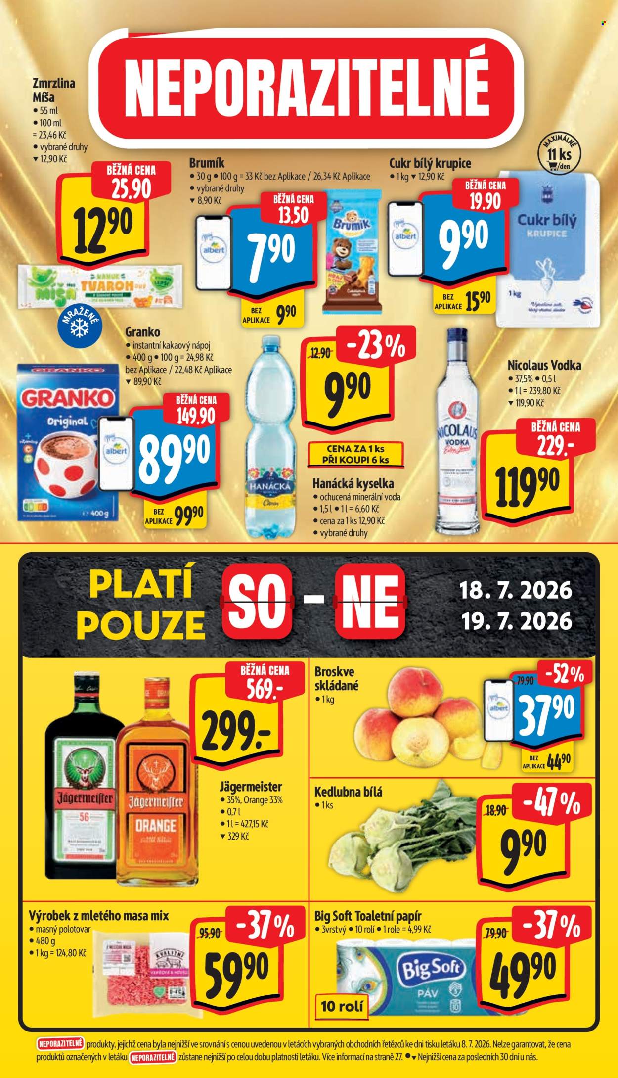 Leták Albert Hypermarket - 15. 7. 2026 - 21. 7. 2026. Strana 8