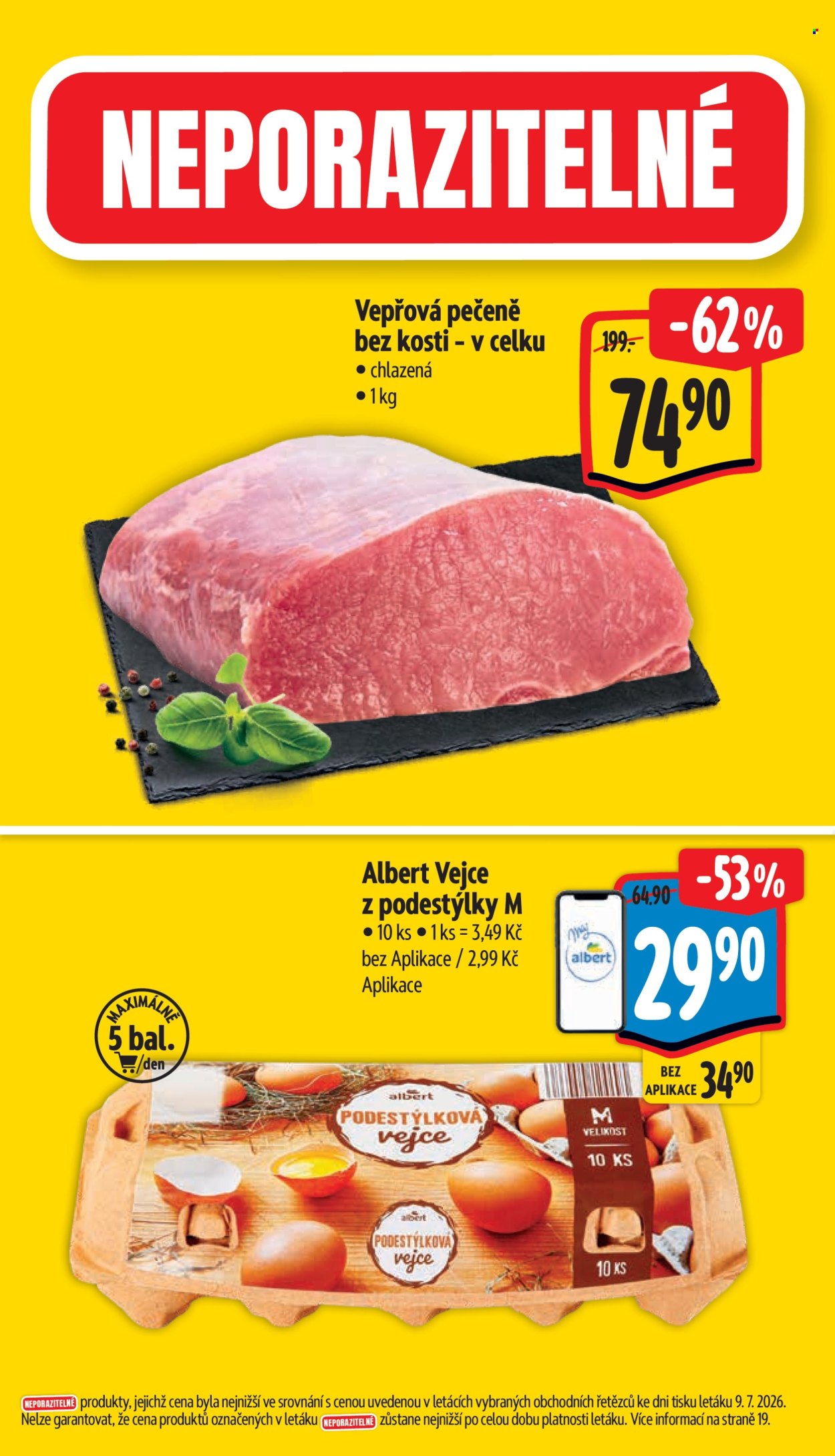 Leták Albert Supermarket - 15. 7. 2026 - 21. 7. 2026. Strana 2