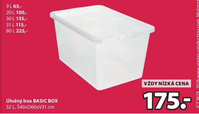 ÚLOŽNÝ BOX BASIC BOX