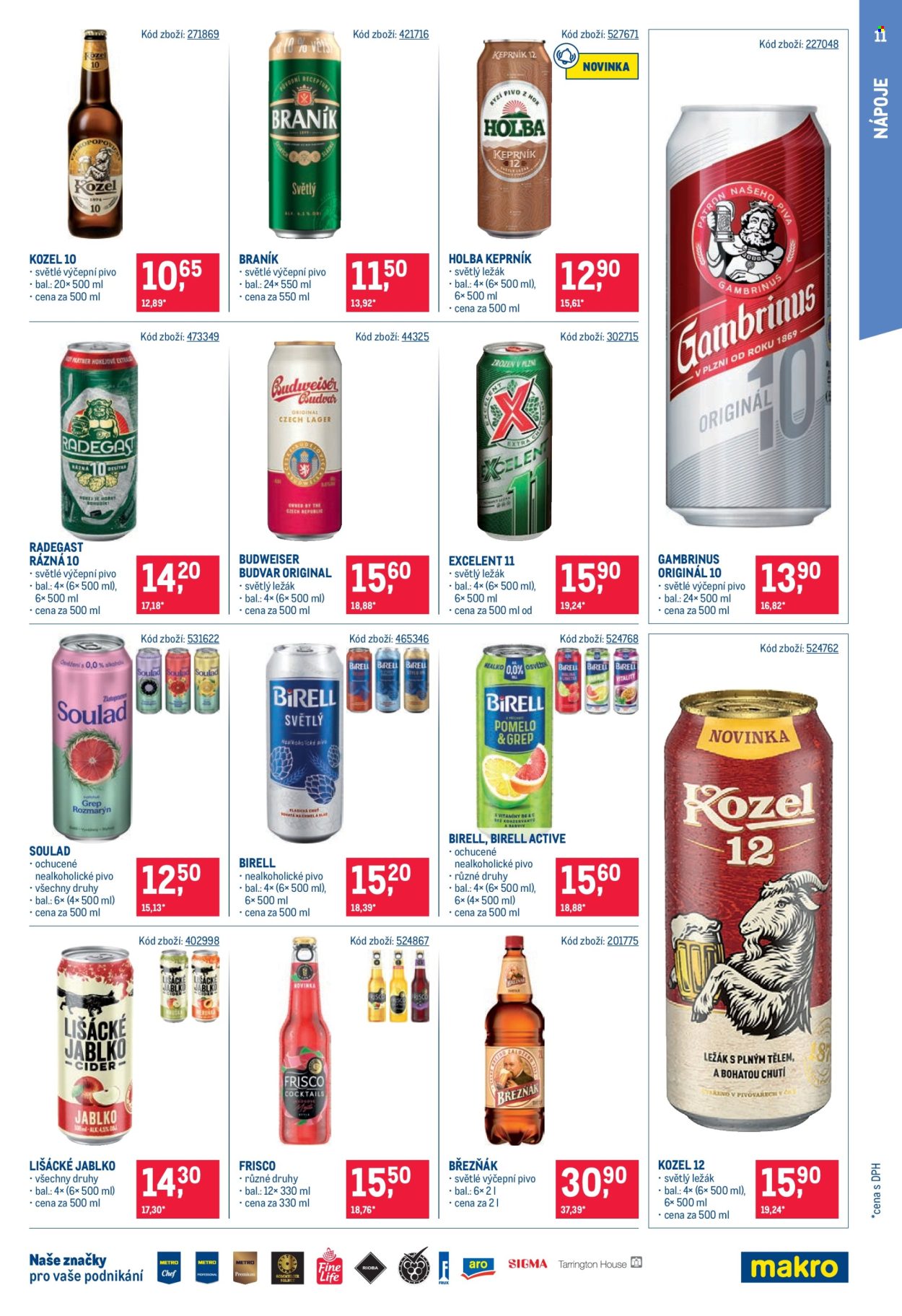 Leták MAKRO - 15. 7. 2026 - 28. 7. 2026. Strana 11