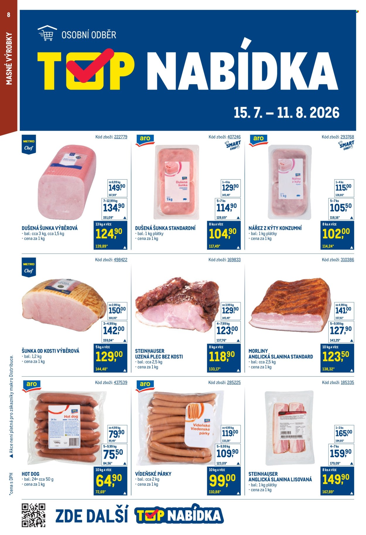 Leták MAKRO - 15. 7. 2026 - 28. 7. 2026. Strana 8